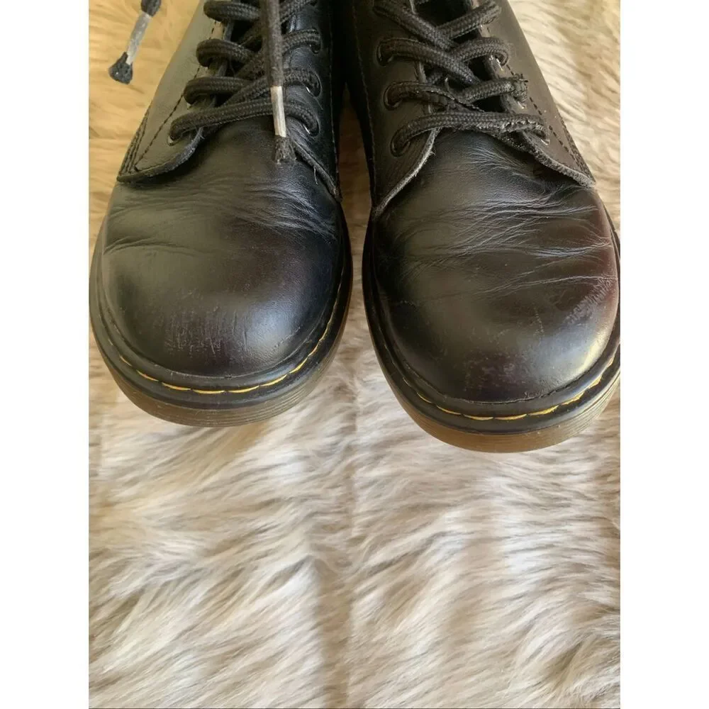 Dr. MARTENS 1460 J BLACK BOOTS Little Girl Size 2